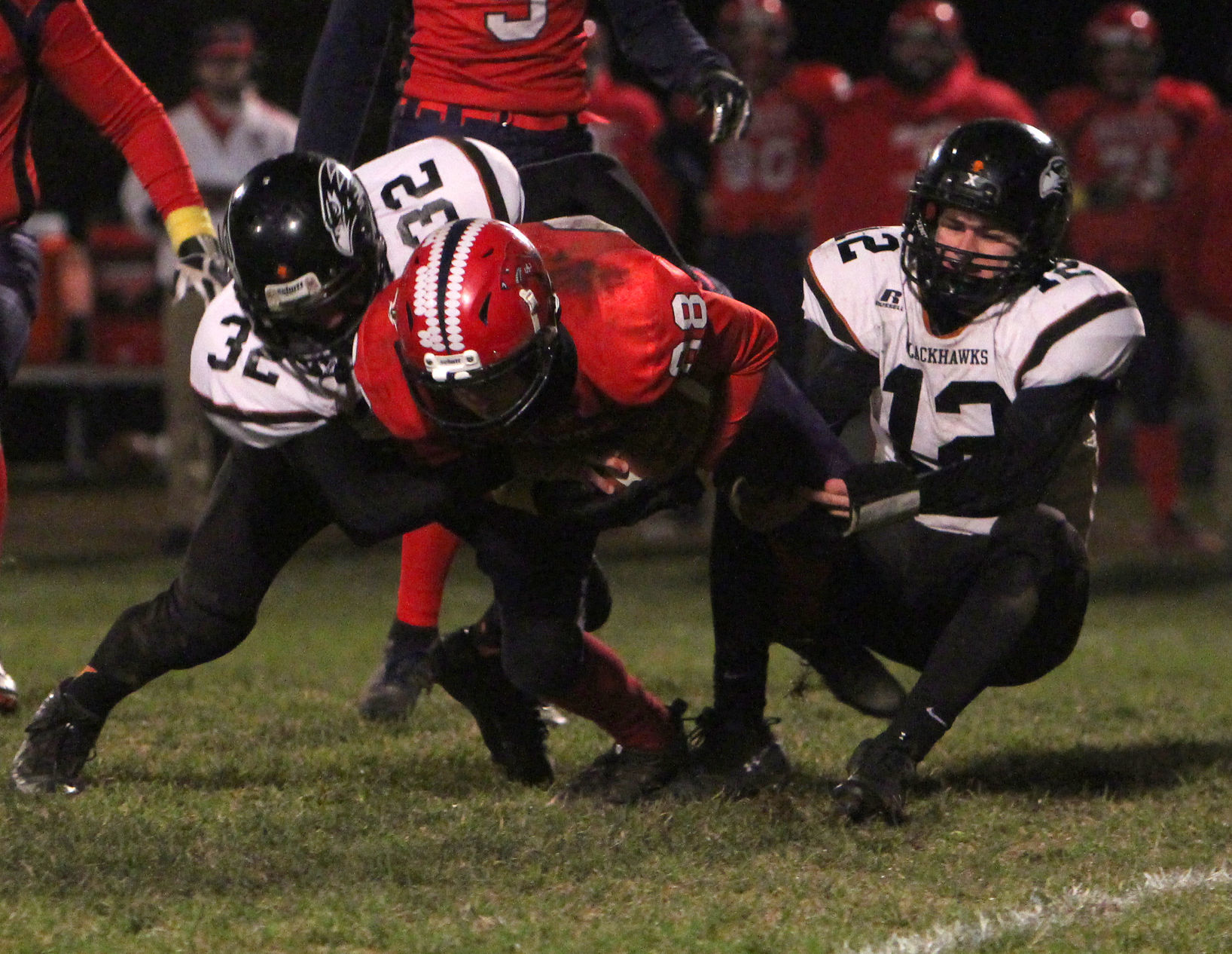 Bloomer football at Spencer/Columbus 10-26-18